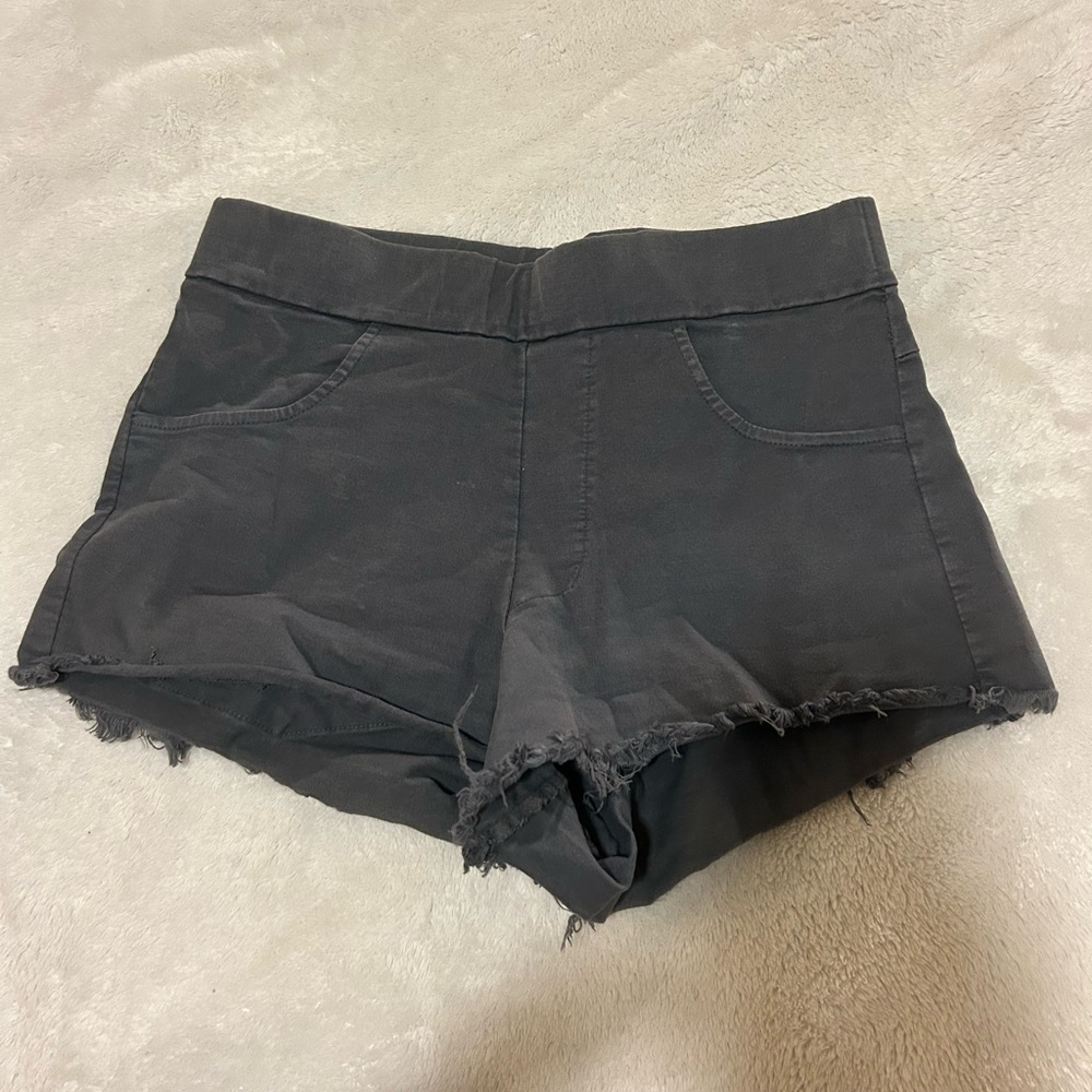Dark Grey Women's Jean Shorts